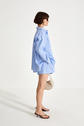 JOJO SHORTS - BLUE STRIPED