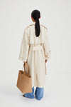 SIENA TRENCH COAT - IVORY