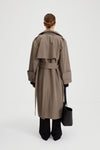 SIENA TRENCH COAT - MUD