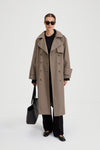 SIENA TRENCH COAT - MUD