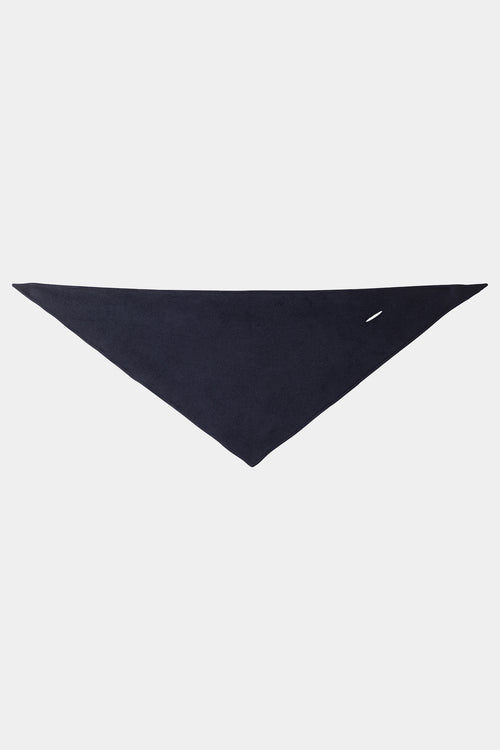 triangle wool scarf navy stylein trinity 