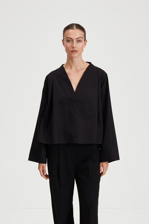 JAVERIA BLOUSE - BLACK