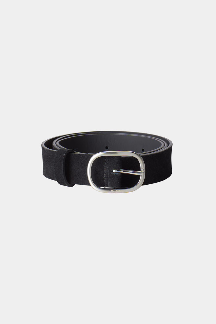 venosa suede belt black stylein packshot