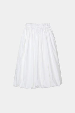 Joeline skirt voluminous a line ankle length puffy bottom hem white stylein packshot