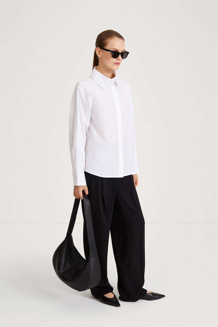 white cotton shirt blouse stylein jaya side