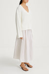 AMINA SWEATER - WHITE