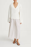 AMINA SWEATER - WHITE