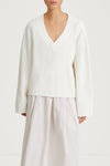 AMINA SWEATER - WHITE