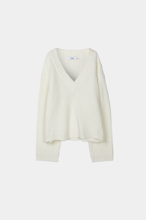 AMINA SWEATER - WHITE