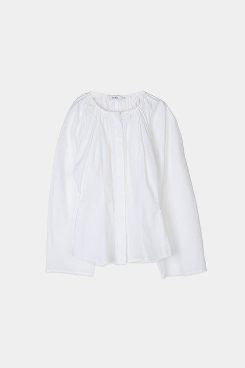 white draped blouse cotton stylein junina packshot