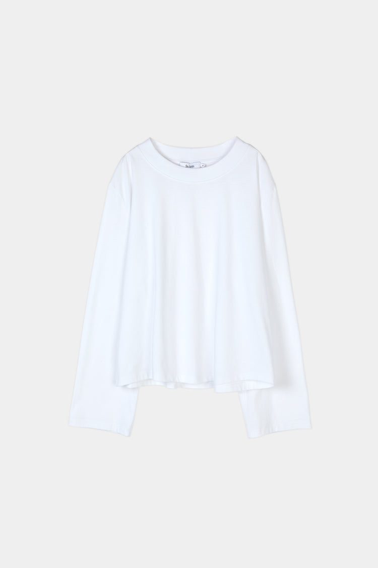 white longsleeve womenswear stylein joyce packshot
