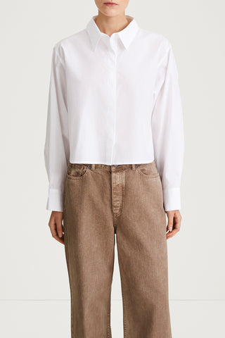 white shirt short cotton stylein 
janselia