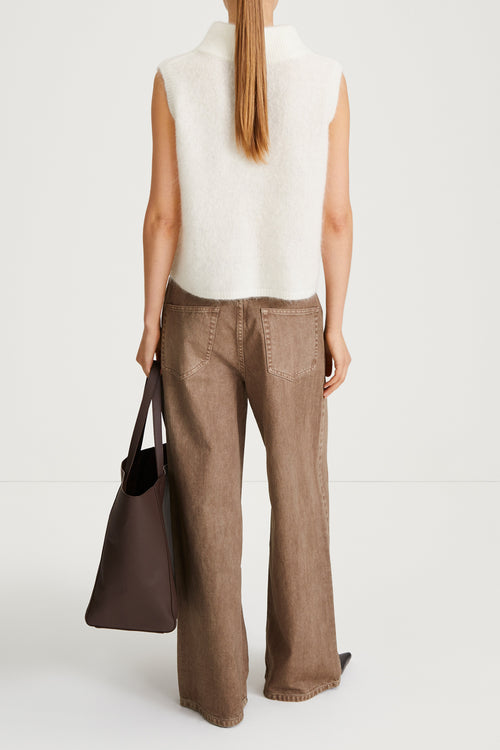 white sweater short sleeve stylein nellie back