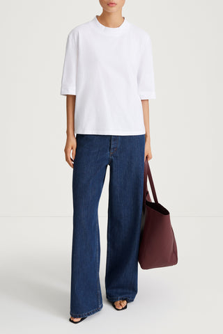 white tshirt cotton stylein jem front