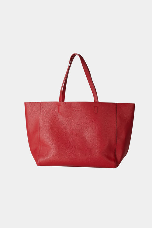 EVERYDAY SHOPPER - YACHT BAG RED STRUCTURED