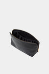 YANA WASH BAG - BLACK STRUCTURED