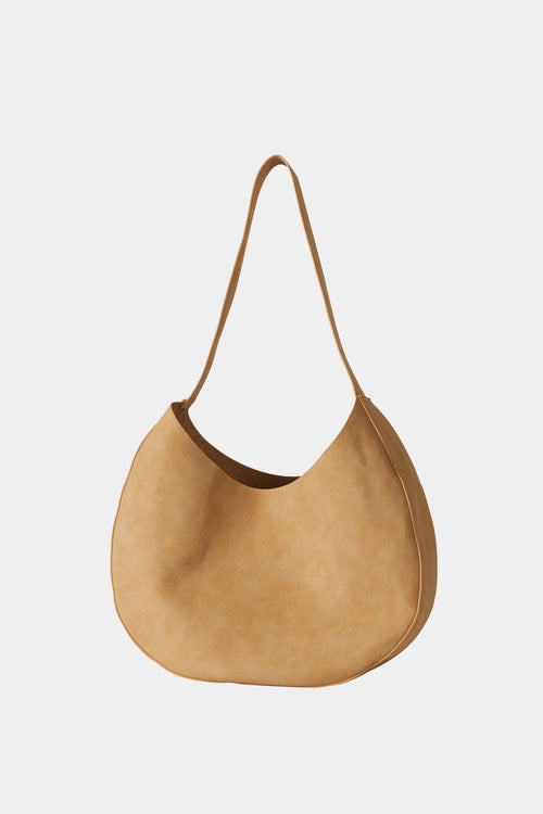 HAND BAG SHOPPER - YARDLY BAG SAND FAUX SUEDE