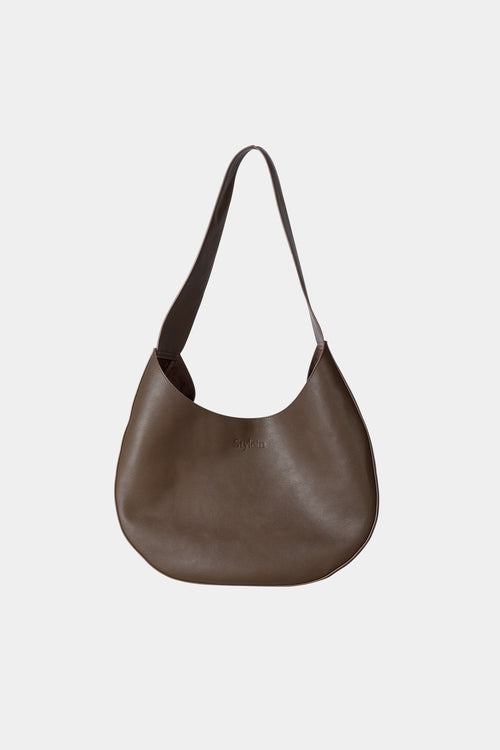 HAND BAG SHOPPER- YARDLY BAG DARK BROWN STRUCTURED