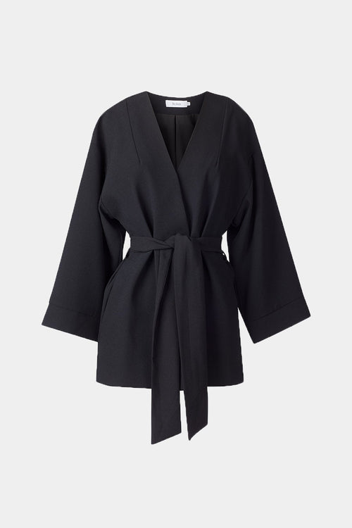black belted blazer stylein balsas front