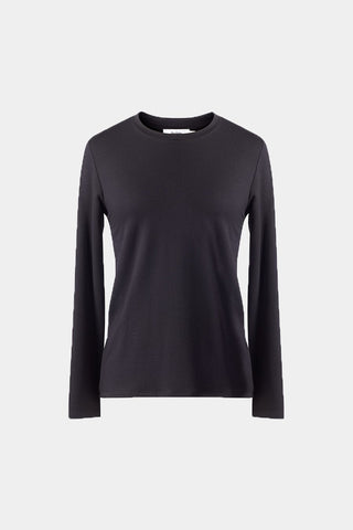 black long sleeve jersey top stylein canvey 