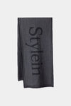 Thalia is a wide signature scarf with two big Stylein logos centered on each side.