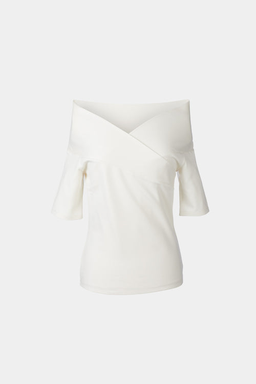 DEBORA TOP SHORT - WHITE