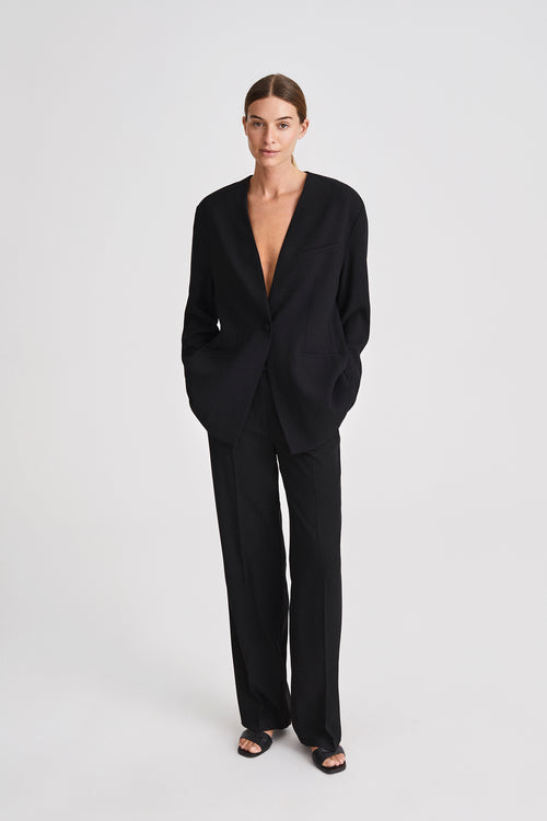 BASTIAN BLAZER - BLACK