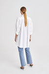 JANELL SHIRT DRESS - WHITE
