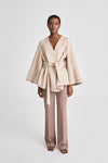 TRENTO JACKET SHORT - BEIGE