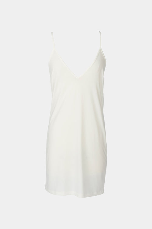 ZIP DRESS - WHITE