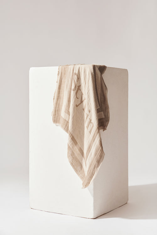 YNES SCARF - BEIGE