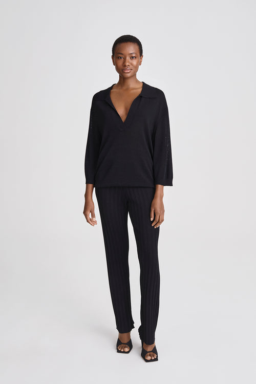 PHILIPPA TOP - BLACK