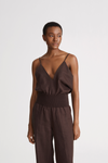 SARDINIA TOP - DARK BROWN