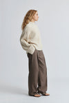BRUNELLA TROUSERS - BROWN