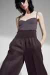 SPALETO TROUSERS - DARK BROWN