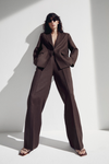 SPALETO TROUSERS - DARK BROWN